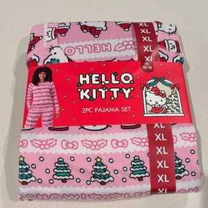 Hello Kitty Festive Pink Pajama Set for Kids
